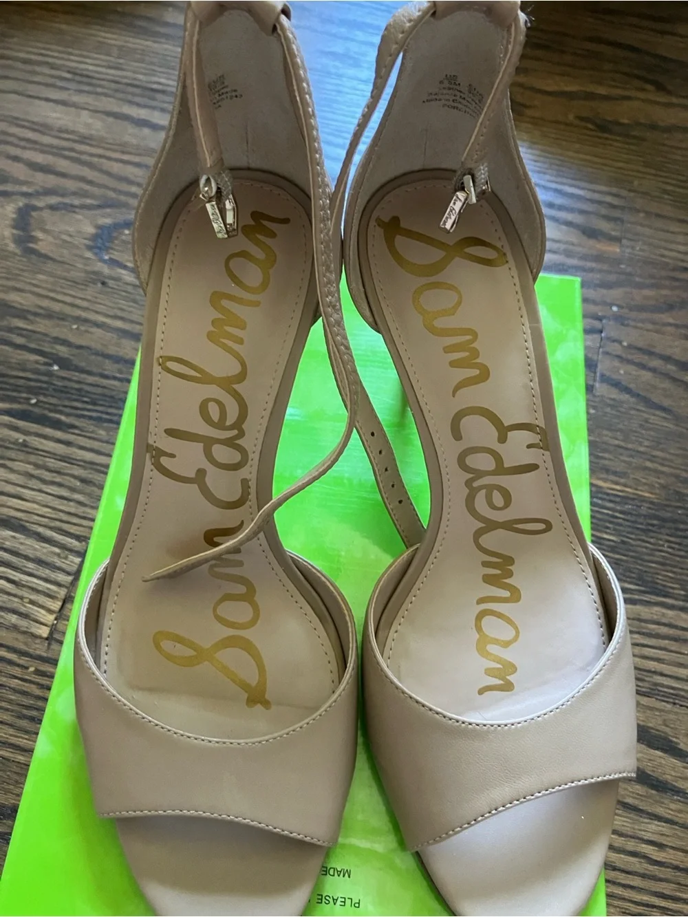 Sam Edelman Women's Nude Ankle-Strap heels
